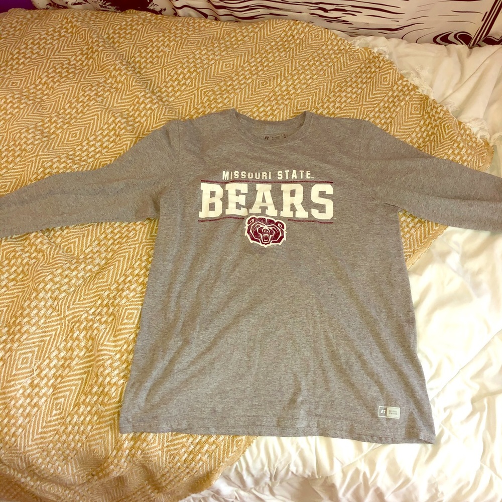 MO State grey long sleeve t-shirt